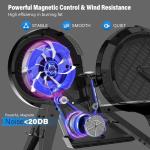 Pooboo Foldable Rowing Machine with Dual Resistance