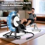 Pooboo Foldable Rowing Machine with Dual Resistance