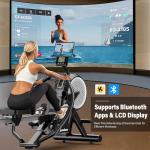 Pooboo Foldable Rowing Machine with Dual Resistance