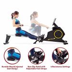 Circuit Fitness Foldable Magnetic Rowing Machine with Monitor