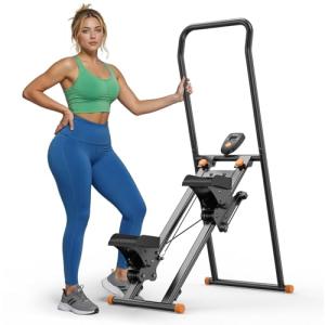 Niceday Foldable Stair Stepper with Handlebar