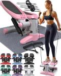 Nordic Lifting Mini Pink Stepper with Bands