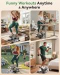 Sportsroyals Twist Stepper with Resistance Bands