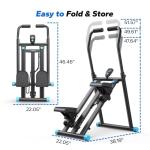 MERACH Compact Stair Stepper with Adjustable Resistance