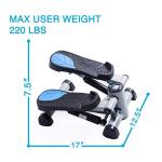 Efitment Mini Stepper for Home Cardio Workouts