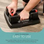 Lifepro 6-in-1 Adjustable Dumbbells for Home Gym