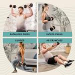 Lifepro 6-in-1 Adjustable Dumbbells for Home Gym