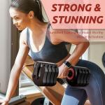 22.5lb Adjustable Dumbbell Set for Home Workouts
