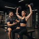 HYPATA 25 lbs Adjustable Dumbbell Set with Tray