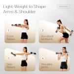EAST MOUNT 5 lb Adjustable Dumbbell Pair
