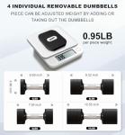 Adjustable 20LBS Dumbbell Set for Home Workouts