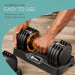 LifePro Adjustable Dumbbell Set – 5-25 lbs for Home