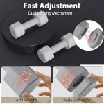 Adjustable 5lb Dumbbell Set for Home Workouts