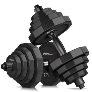 Adjustable Dumbbell Set 22-88 lbs for Home Gym