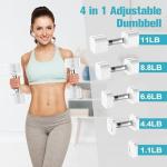Adjustable Dumbbells Set of 2 for Home Gym