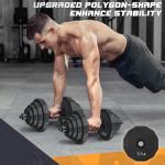 Adjustable Dumbbell Set 22-88 lbs for Home Gym