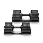NÜOBELL Adjustable Dumbbell Set 5-80 LB Pair
