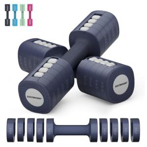EAST MOUNT Adjustable Dumbbells Set for Home Gym