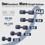 EAST MOUNT Adjustable Dumbbells Set for Home Gym