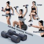 EAST MOUNT Adjustable Dumbbells Set for Home Gym