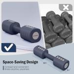 EAST MOUNT Adjustable Dumbbells Set for Home Gym