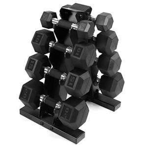 Hex Dumbbells with Rubber Grip for Strength Training