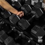 Hex Dumbbells with Rubber Grip for Strength Training
