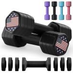 Zempox Adjustable Dumbbell Set for Home Workouts