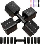 Adjustable 20LB Dumbbell Set for Home Gym