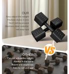 Adjustable 20LB Dumbbell Set for Home Gym