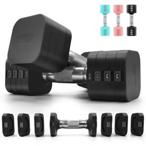 Adjustable 20LBS Dumbbell Set for Home Gym