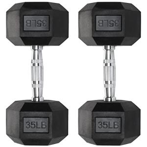 Heavy Duty Hex Dumbbells - PVC Coated Weights