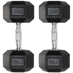 Heavy Duty Hex Dumbbells - PVC Coated Weights