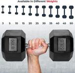 Heavy Duty Hex Dumbbells - PVC Coated Weights