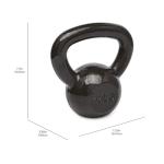 15 lb Amazon Basics Cast Iron Kettlebell