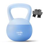 Blue 10 LB Soft Kettlebell with Anti-Slip Grip