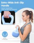 Blue 10 LB Soft Kettlebell with Anti-Slip Grip