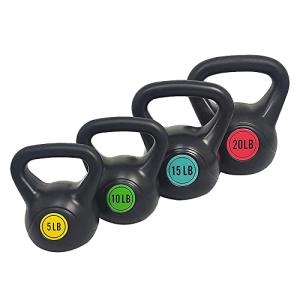 BalanceFrom Home Gym Kettlebell Weight Set