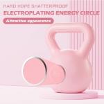 Pink 15LB Kettlebell Set for Home Gym