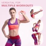 Pink 15LB Kettlebell Set for Home Gym