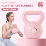 Pink 15LB Kettlebell Set for Home Gym