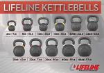Lifeline 26 Lb Kettlebell for Home Workouts