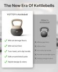 YOTTOY 10 lb Soft Kettlebell with Anti-Slip Base