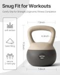 YOTTOY 10 lb Soft Kettlebell with Anti-Slip Base