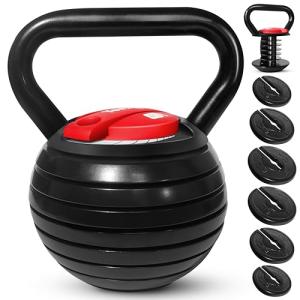 Adjustable Kettlebell Set with Kettle Grip