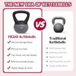 YIGUO 10 lb Soft Kettlebell with Anti-Slip Grip
