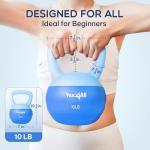 Color-Coded Soft Kettlebell for Home Workouts