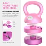 Adjustable 12lb Cast Iron Kettlebell Set