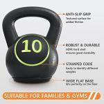 Yaheetech 4-Piece Kettlebell Set for Full Body Training