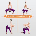 Yaheetech 4-Piece Kettlebell Set for Full Body Training